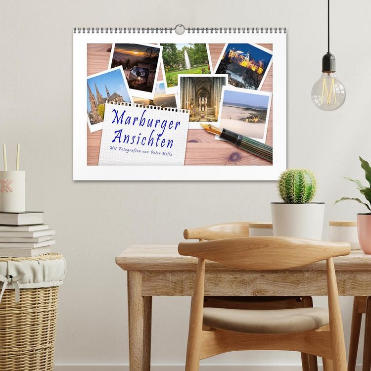 Produktbild: Marburger Ansichten (Wandkalender 2026 DIN A3 quer), CALVENDO Monatskalender