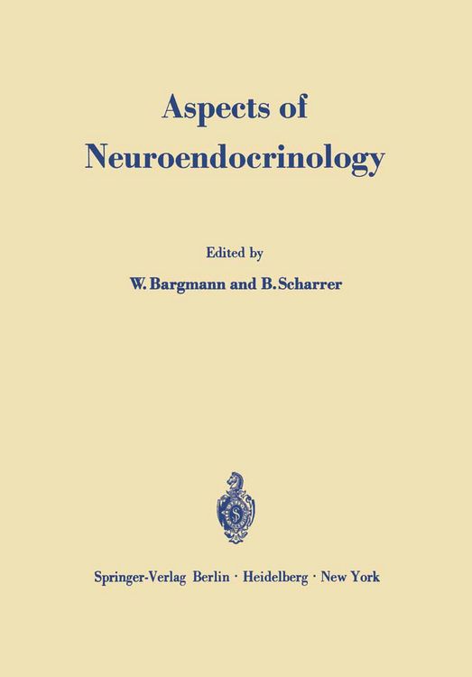 Produktbild: Aspects of Neuroendocrinology
