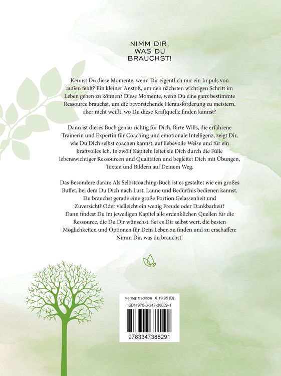 Produktbild: Nimm Dir, was Du brauchst! - Ein Selbstcoaching-Buch