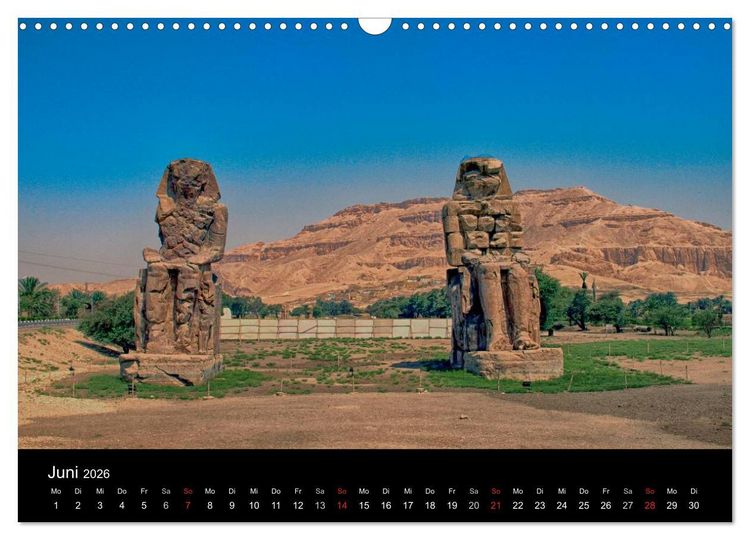 Produktbild: Luxor in Bildern - Auf den Spuren des antiken &Auml;gypten in Theben Ost und Theben West (Wandkalender 2026 DIN A3 quer), CALVENDO Monatskalender
