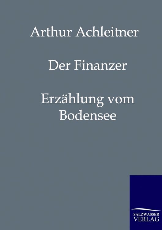 Produktbild: Der Finanzer