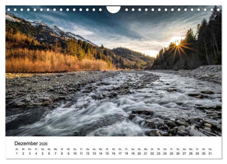 Produktbild: Wasserwelt Schweiz (Wandkalender 2026 DIN A4 quer), CALVENDO Monatskalender