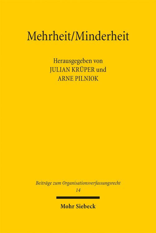 Produktbild: Mehrheit/Minderheit