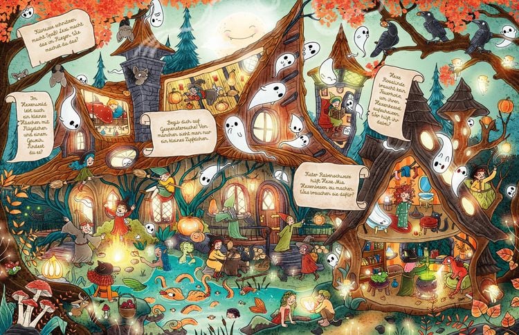 Produktbild: Halloween Wimmelbuch