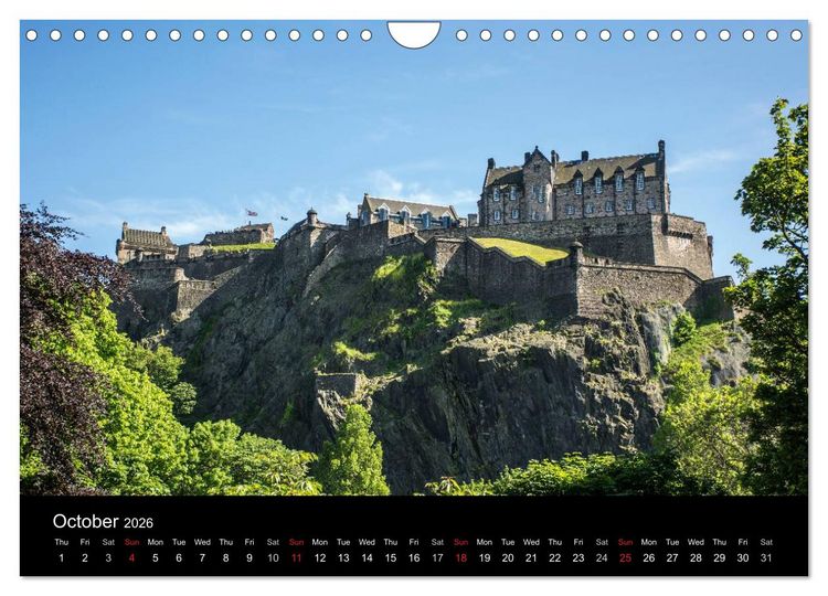 Produktbild: Historic Scotland (Wall Calendar 2026 DIN A4 landscape), CALVENDO 12 Month Wall Calendar
