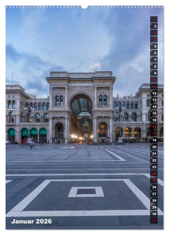 Produktbild: MAILAND Prachtvolle Impressionen (hochwertiger Premium Wandkalender 2026 DIN A2 hoch), Kunstdruck in Hochglanz
