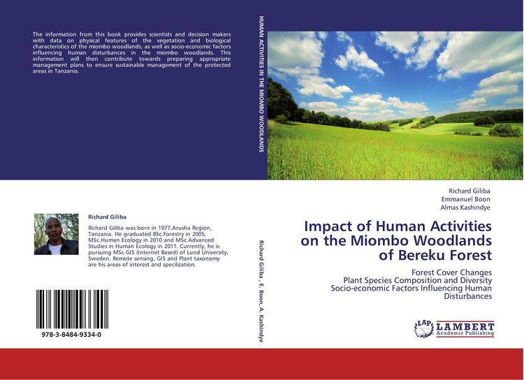 Produktbild: Impact of Human Activities on the Miombo Woodlands of Bereku Forest