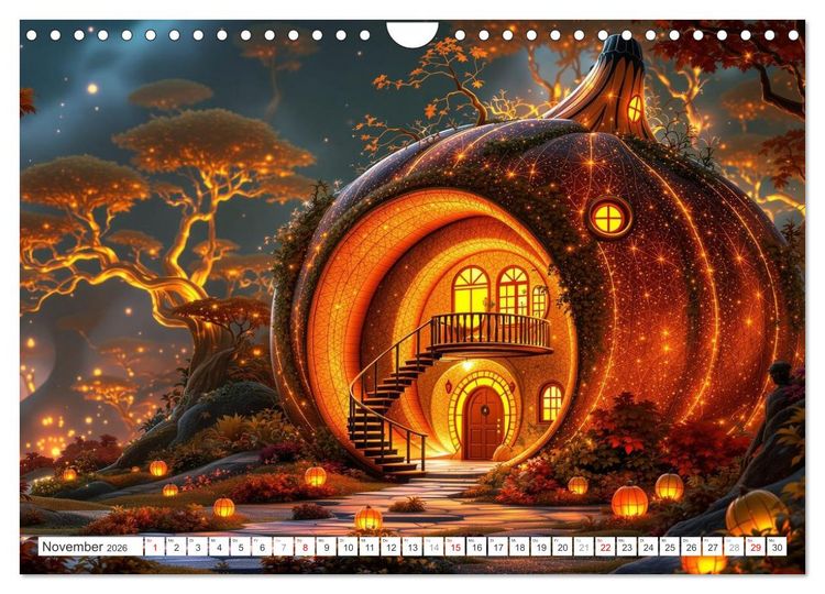 Produktbild: Futuristisches Landleben (Wandkalender 2026 DIN A4 quer), CALVENDO Monatskalender