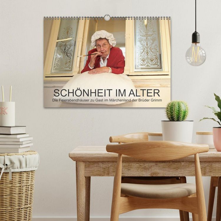Produktbild: "Sch&ouml;nheit im Alter" - die Feierabendh&auml;user zu Gast im M&auml;rchenland der Br&uuml;der Grimm (Wandkalender 2026 DIN A3 quer), CALVENDO Monatskalender