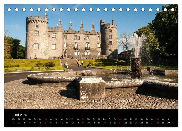 Produktbild: Unterwegs in Irland (Tischkalender 2026 DIN A5 quer), CALVENDO Monatskalender