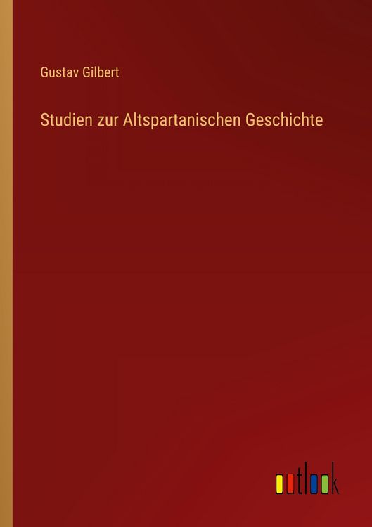Produktbild: Studien zur Altspartanischen Geschichte