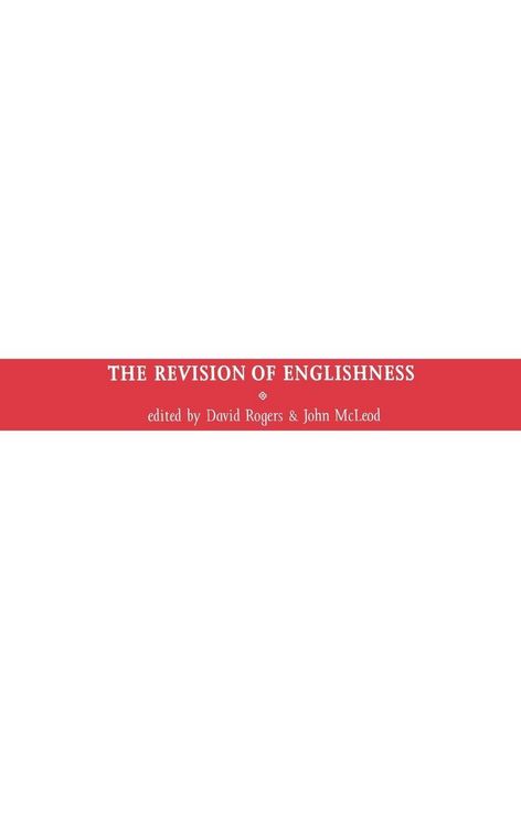 Produktbild: The revision of Englishness