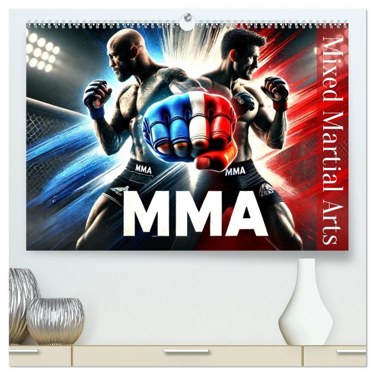 Produktbild: MMA - Mixed Martial Arts France (Calendrier mural 2026 DIN A2 vertical) calendrier de bureau