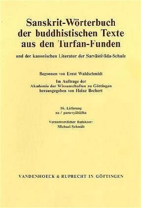 Produktbild: Sanskrit-W&ouml;rterbuch der buddhistischen Texte aus den Turfan-Funden. Lieferung 16
