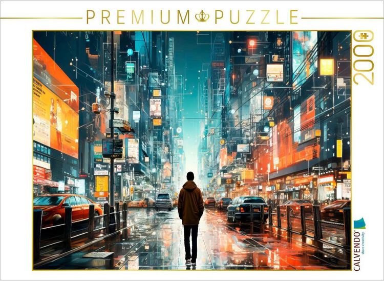 Produktbild: CALVENDO Puzzle METAVERSE KUNST Urban | 2000 Teile Lege-Gr&ouml;&szlig;e 90x67cm Foto-Puzzle f&uuml;r gl&uuml;ckliche Stunden