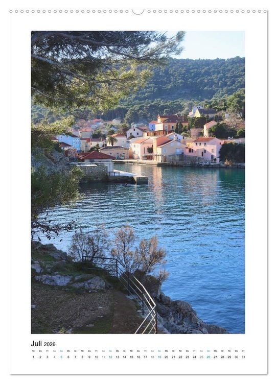 Produktbild: Kroatiens Inselzauber, Cres und Losinj (Wandkalender 2026 DIN A2 hoch), CALVENDO Monatskalender