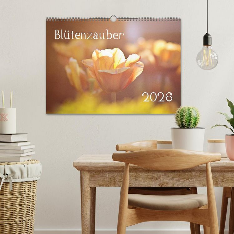 Produktbild: Bl&uuml;tenzauber 2026 (Wandkalender 2026 DIN A3 quer), CALVENDO Monatskalender
