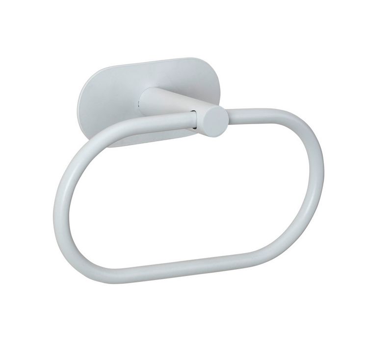 Produktbild: Turbo-Loc&reg; Handtuchring Mod. Orea White matt, aus rostfreiem Edelstahl