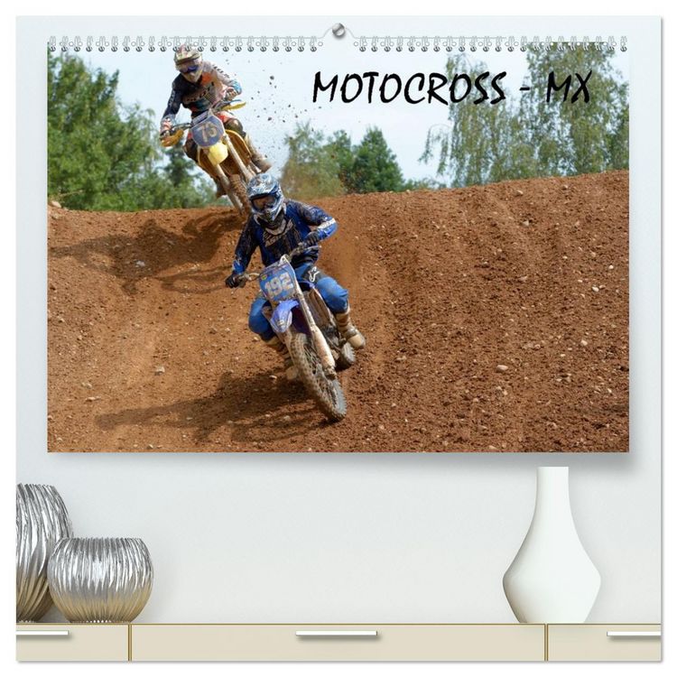 Produktbild: Motocross - MX UK-Version (High Quality Premium Wall Calendar 2026 DIN A2 landscape),CALVENDO 12 Month Wall Calendar