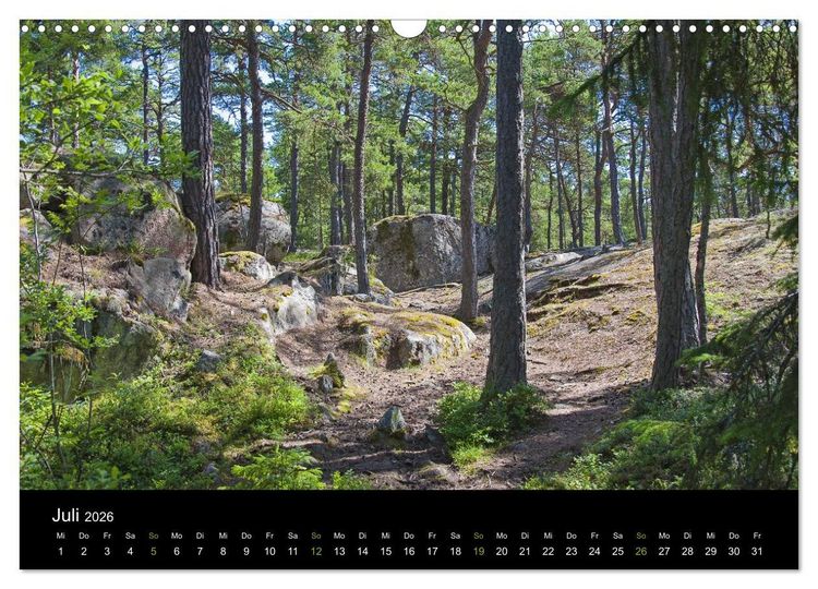 Produktbild: S&uuml;dschweden (Wandkalender 2026 DIN A3 quer), CALVENDO Monatskalender