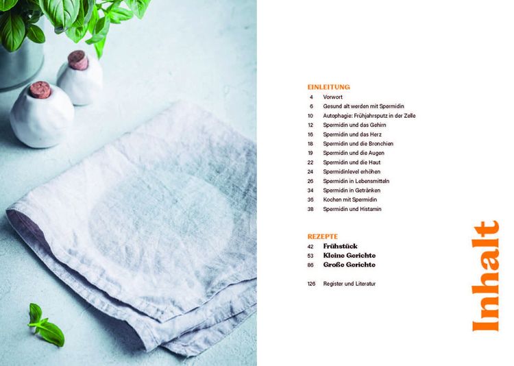 Produktbild: Das Spermidin-Kochbuch