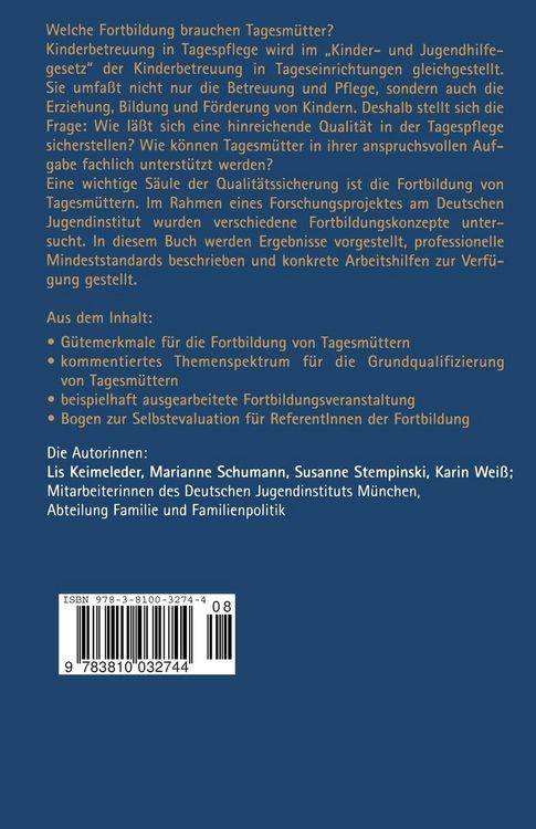 Produktbild: Fortbildung f&uuml;r Tagesm&uuml;tter