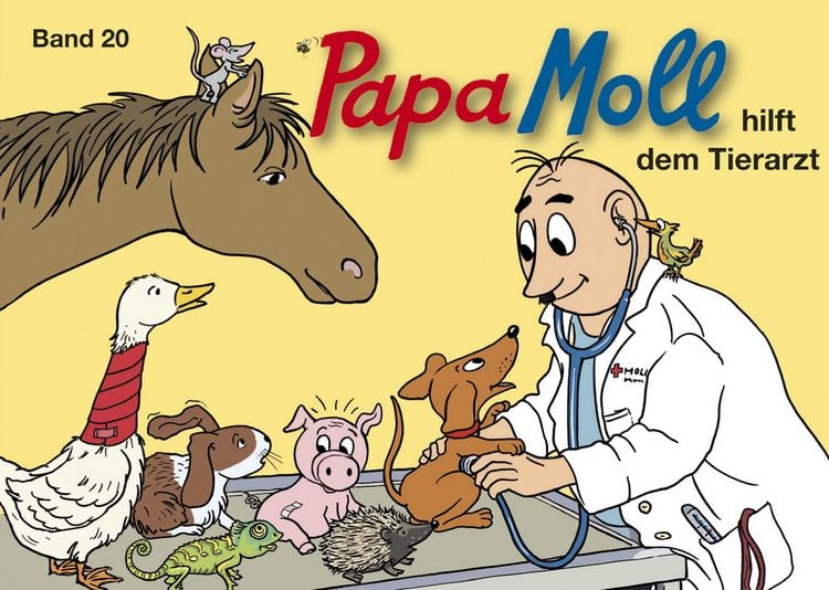 Produktbild: Papa Moll hilft dem Tierarzt
