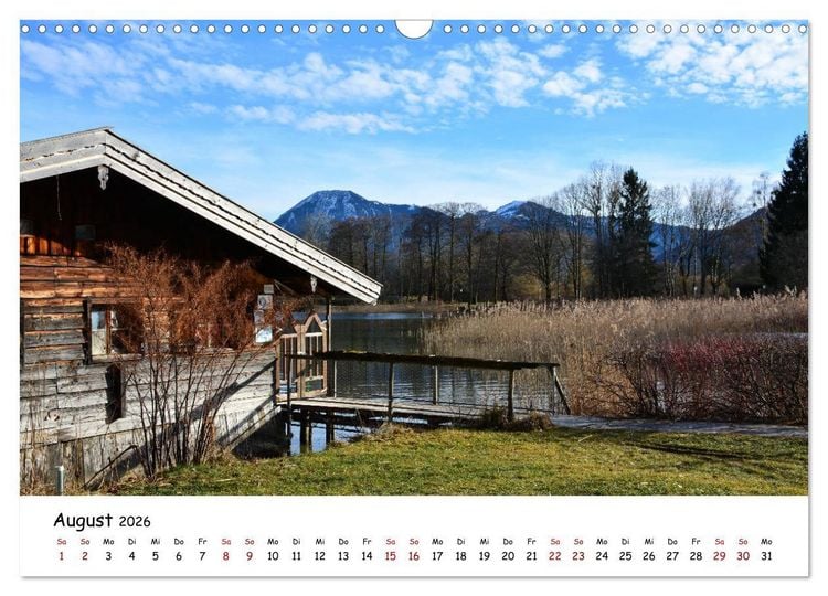 Produktbild: Winterstimmung am Tegernsee (Wandkalender 2026 DIN A3 quer), CALVENDO Monatskalender