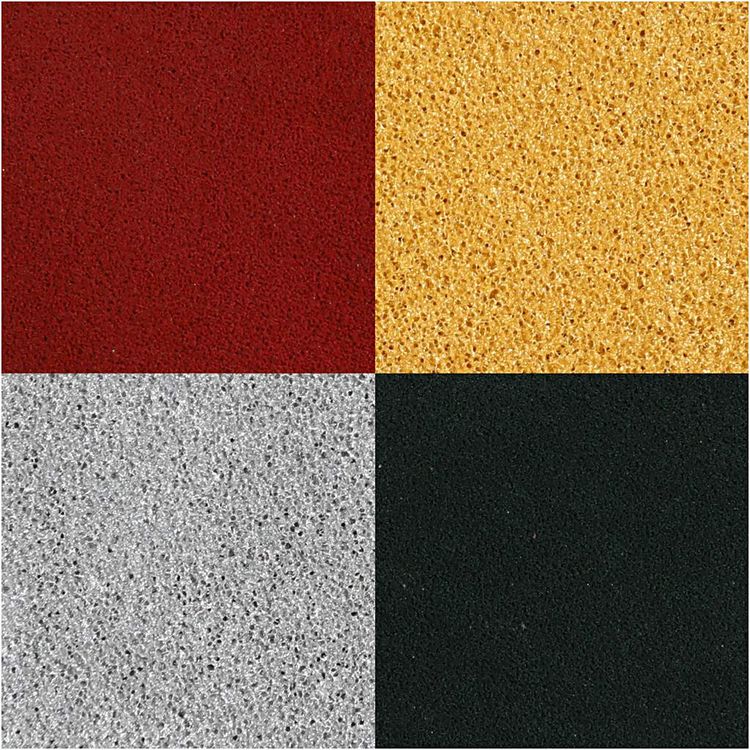 Produktbild: Creativ Company Stempelkissen, H 2 cm, Gr&ouml;&szlig;e 3,5x3,5 cm, Gold, Lindgr&uuml;n, Weihnachtsrot, Silber, 4 Stk
