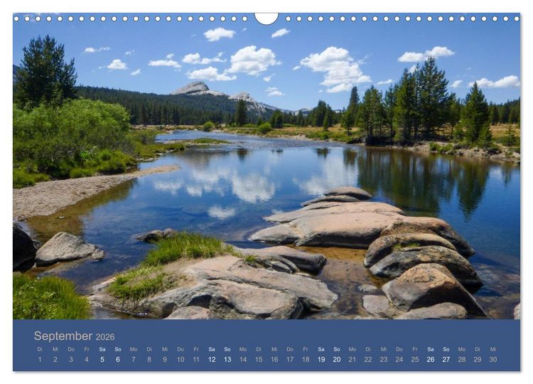 Produktbild: Yosemite, Entlang der Tioga Road (Wandkalender 2026 DIN A3 quer), CALVENDO Monatskalender