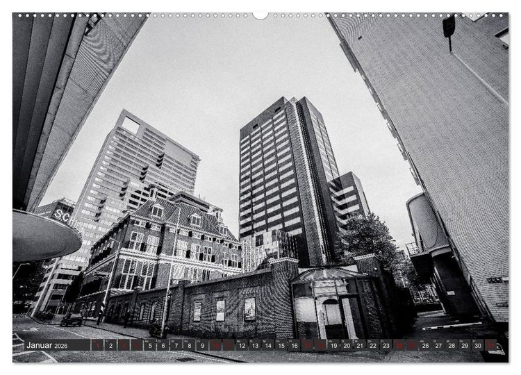 Produktbild: Ein Blick auf Rotterdam (hochwertiger Premium Wandkalender 2026 DIN A2 quer), Kunstdruck in Hochglanz