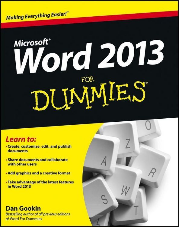 Produktbild: Word 2013 For Dummies
