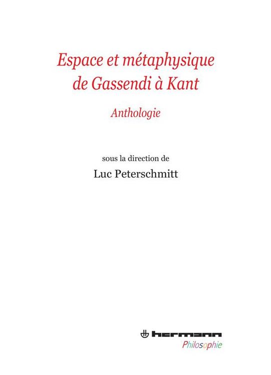 Produktbild: Espace et metaphysique de
