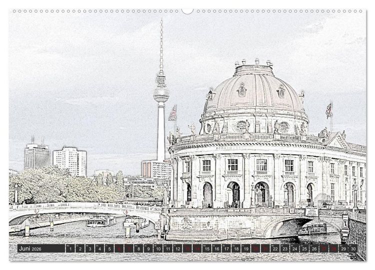 Produktbild: MAL-TOUR Deutschland (Wandkalender 2026 DIN A2 quer), CALVENDO Monatskalender