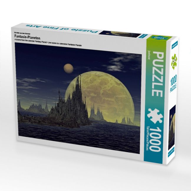 Produktbild: CALVENDO Puzzle Ein Motiv aus dem Kalender Fantasie-Planeten | 1000 Teile Lege-Gr&ouml;&szlig;e 64x48cm Foto-Puzzle f&uuml;r gl&uuml;ckliche Stunden