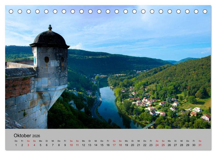 Produktbild: Zauberhaftes Franche Comt&eacute; (Tischkalender 2026 DIN A5 quer), CALVENDO Monatskalender