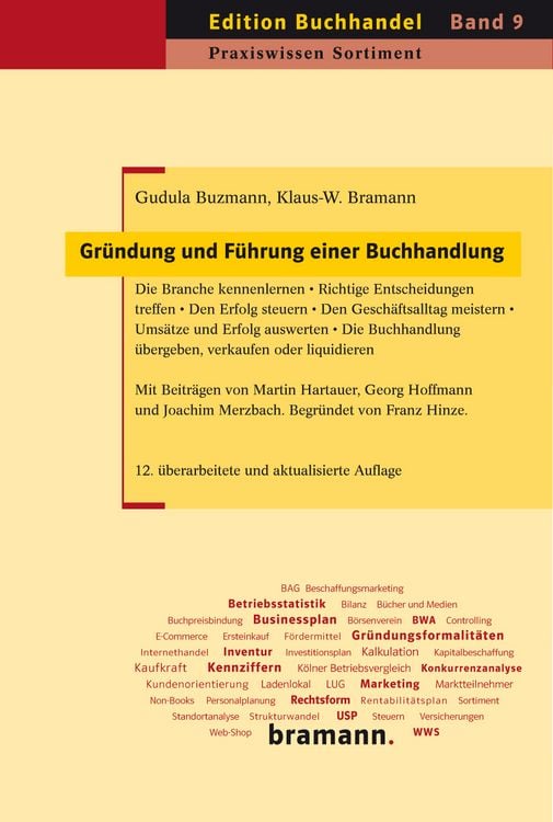 Produktbild: Gründung und Führung einer Buchhandlung