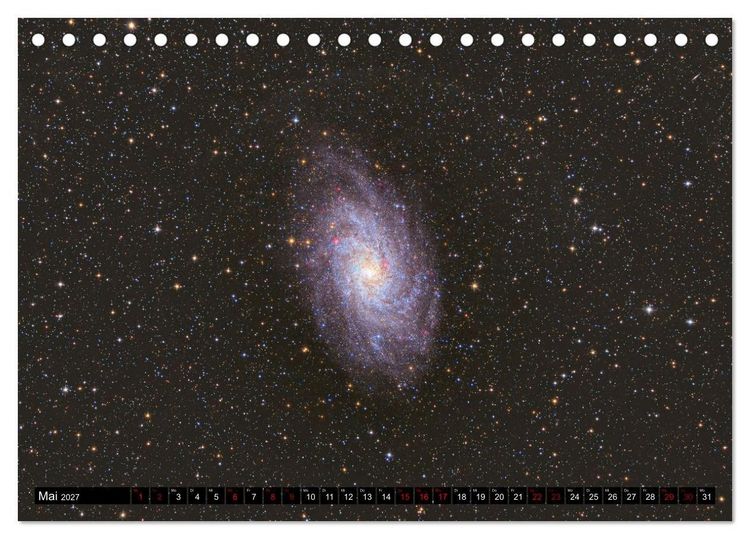 Produktbild: Wunder des Deepsky (Tischkalender 2027 DIN A5 quer), CALVENDO Monatskalender