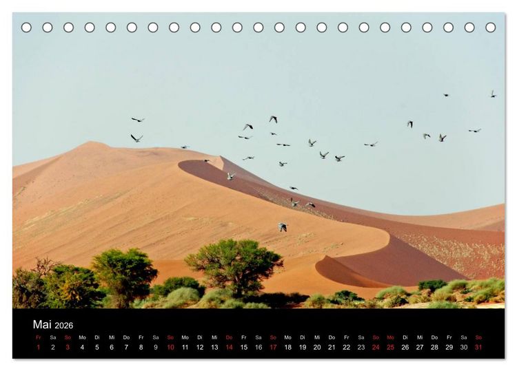 Produktbild: Afrika (Tischkalender 2026 DIN A5 quer), CALVENDO Monatskalender