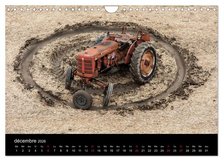 Produktbild: Anciens tracteurs agricoles (Calendrier mural 2026 DIN A4 vertical), CALVENDO calendrier mensuel