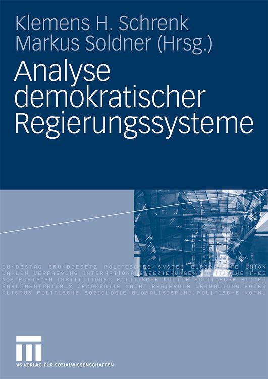 Produktbild: Analyse demokratischer Regierungssysteme