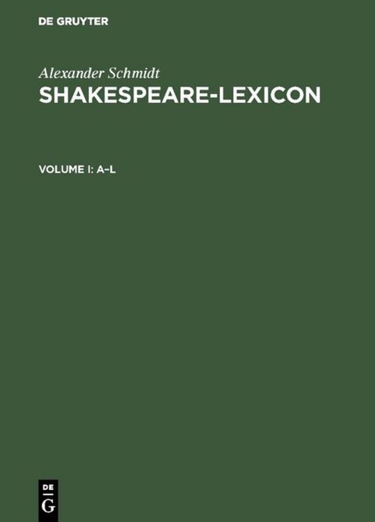 Produktbild: Shakespeare-Lexicon