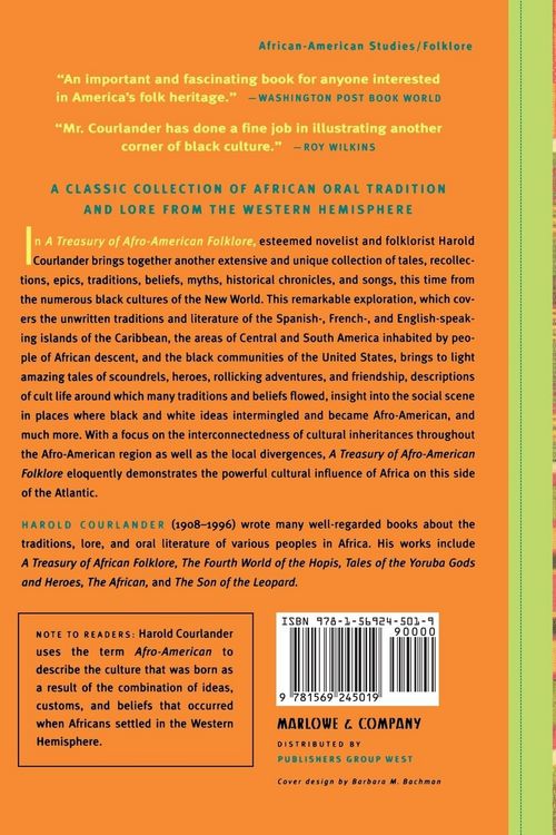Produktbild: A Treasury of Afro-American Folklore
