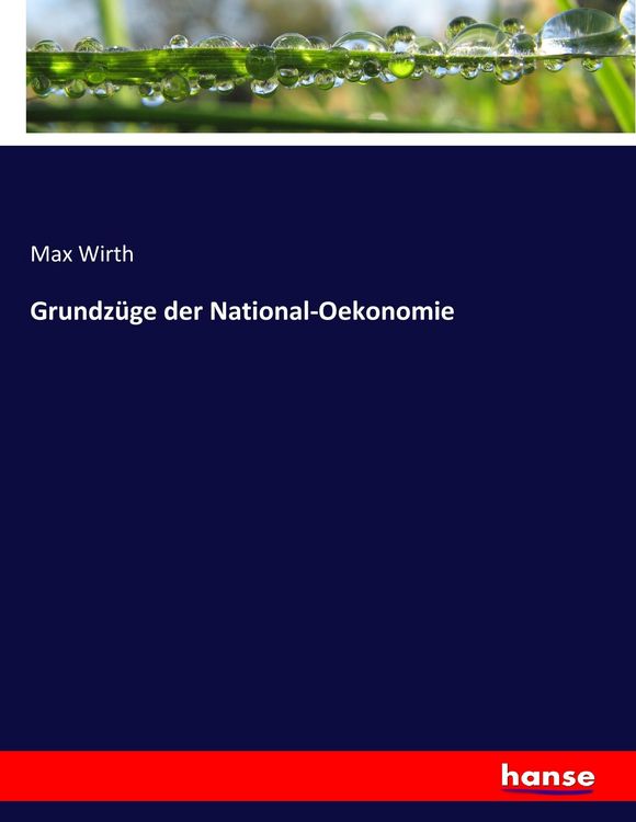 Produktbild: Grundz&uuml;ge der National-Oekonomie