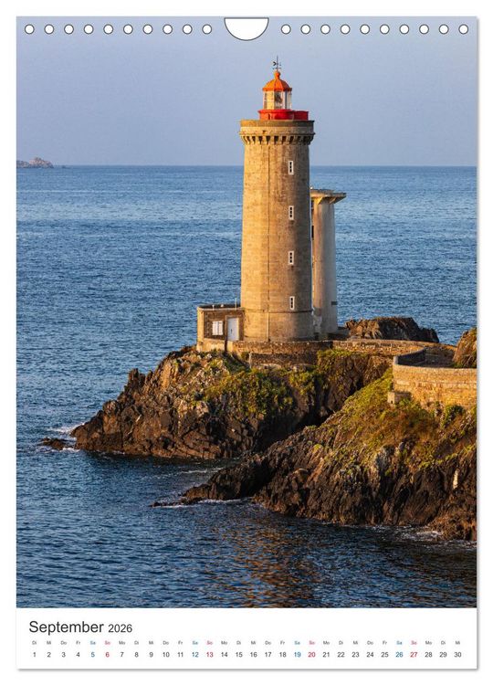 Produktbild: Leuchtturm-Legenden im Westen der Bretagne (Wandkalender 2026 DIN A4 hoch), CALVENDO Monatskalender