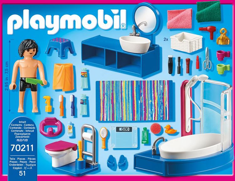 Produktbild: PLAYMOBIL® 70211 Badezimmer