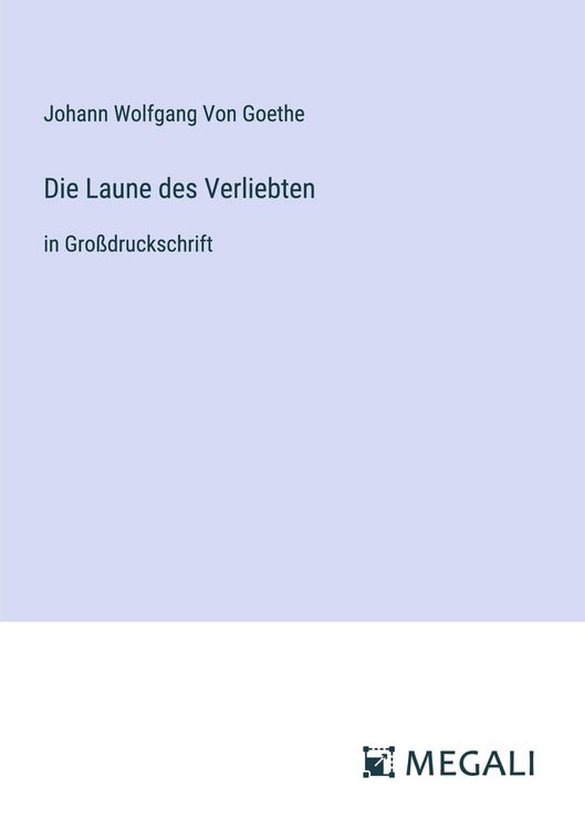 Produktbild: Die Laune des Verliebten