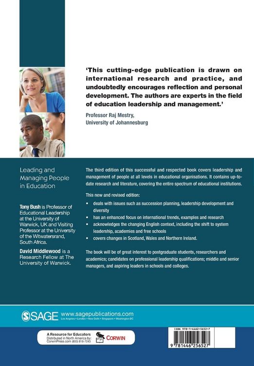 Produktbild: Leading and Managing People in Education
