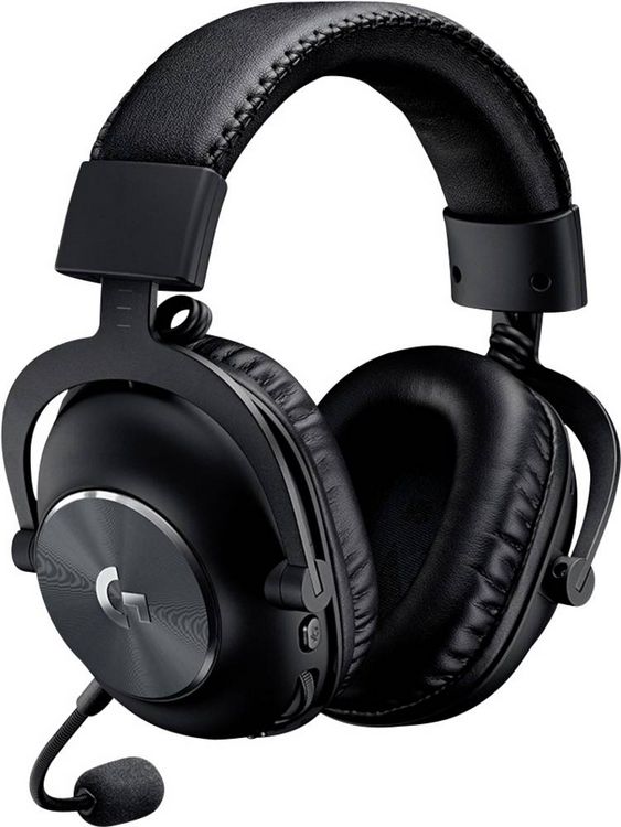 Produktbild: Logitech Gaming PRO X On Ear Headset Funk 7.1 Surround Schwarz Lautst&auml;rkeregelung, Mikrofon-Stummschaltung Gaming