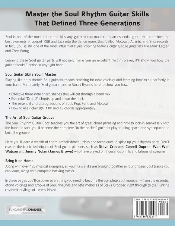 Produktbild: The Soul Rhythm Guitar Book